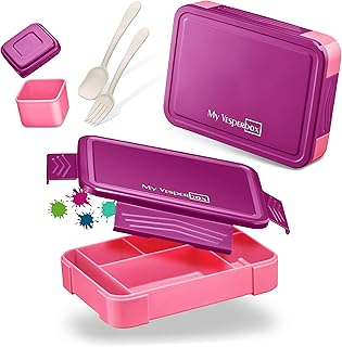 My Vesperbox Lite – Mini Lite - Kids Bento Lunch Box – Extra Durable Lunchbox for Toddlers and School – Leakproof, Child-Friendly, Ideal for Daycare, Preschool & Elementary School