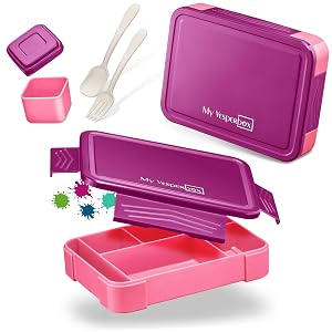 My Vesperbox Lite Mini Lite - Kids Bento Lunch Box Extra Durable Lunchbox for Toddlers and School Leakproof
