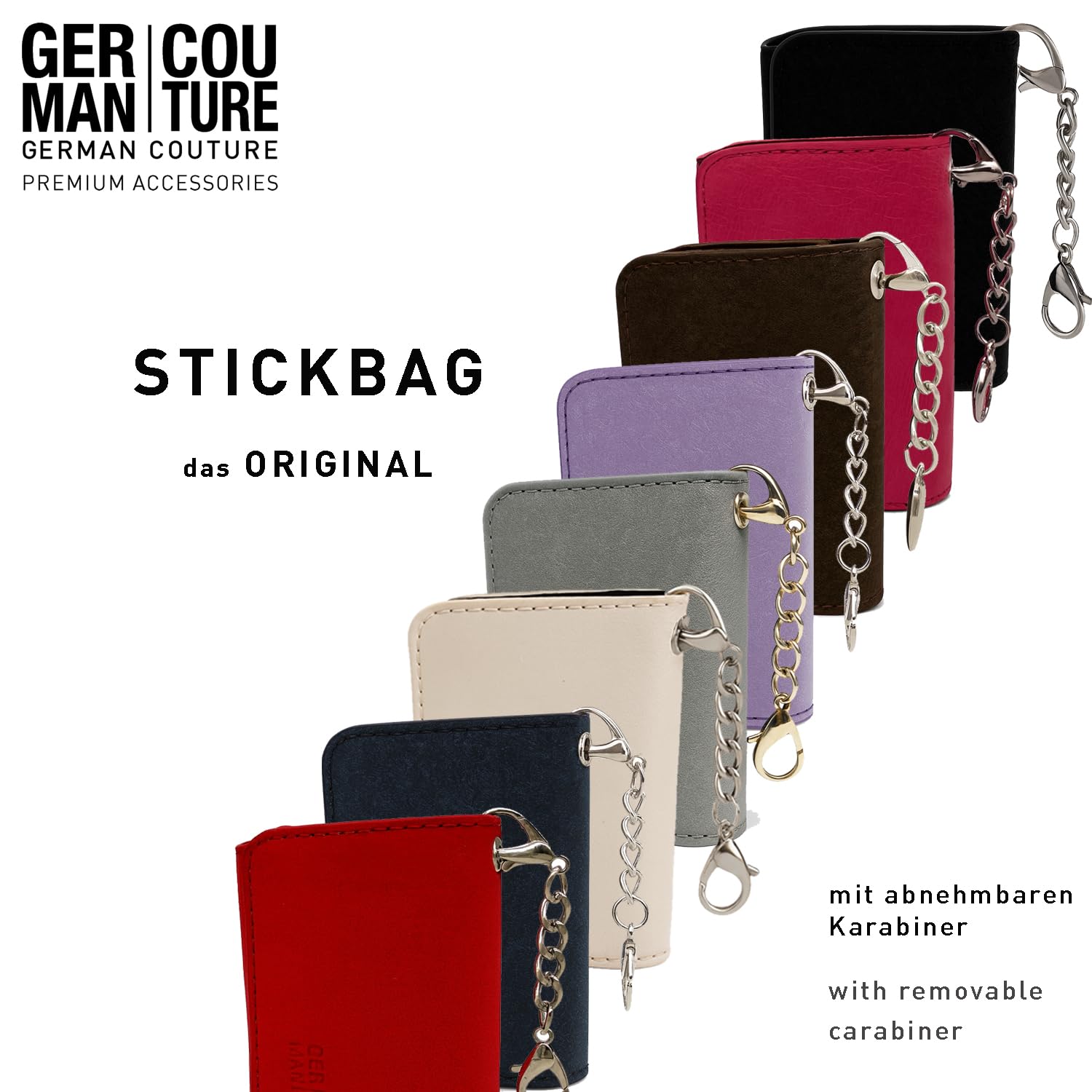 GC German Couture Smart Stickbag Etui kompatybilne z IQOS ILUMA i TEREA, DELIA, HEETS i LEVIA, na patyki tytoniowe i patyki nikotynowe (lila)