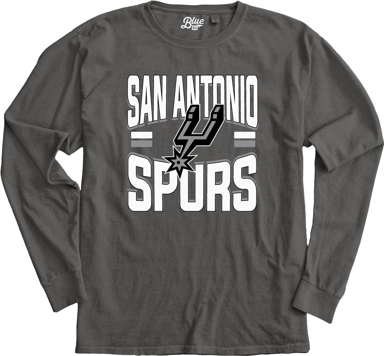 Blue 84 NBA Unisex-Adult NBA Officially Licensed Long Sleeve T-Shirt Ringspun Bold Black - Image 3