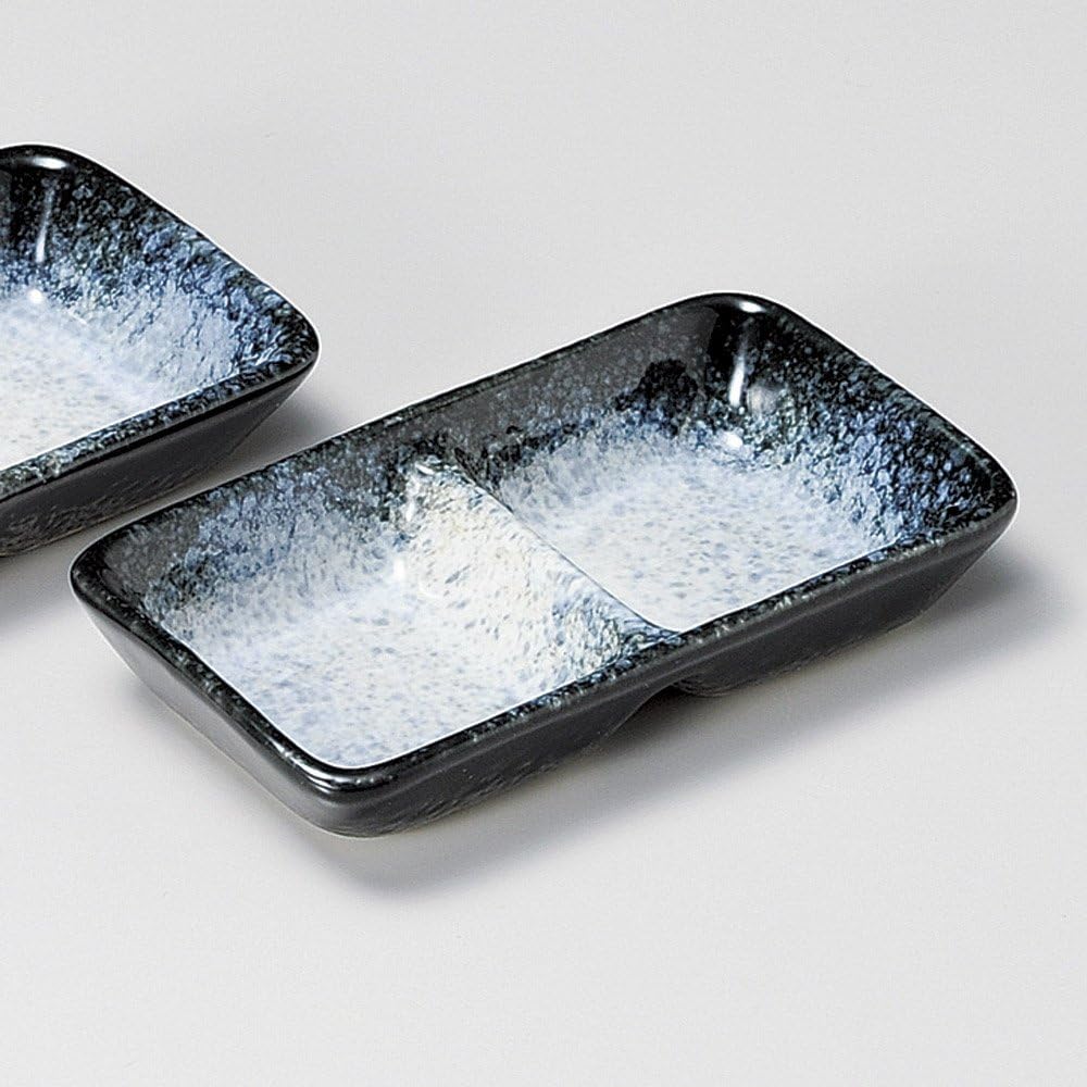 Unkai Nijimori [4.6 x 2.6 x 0.9 inches (11.7 x 6.5 x 2.2 cm), 4.2 oz (124 g), Condiment Dish, Reinforced | Restaurant, Ryokan, Japanese Tableware, Restaurant, Stylish, Tableware, Commercial Use