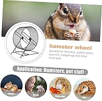 Vista 3 de Ruedas para correr de hámster, rueda de hámster, juguete de rueda de ejercicio para hámsters, jerbos, ratas, erizos