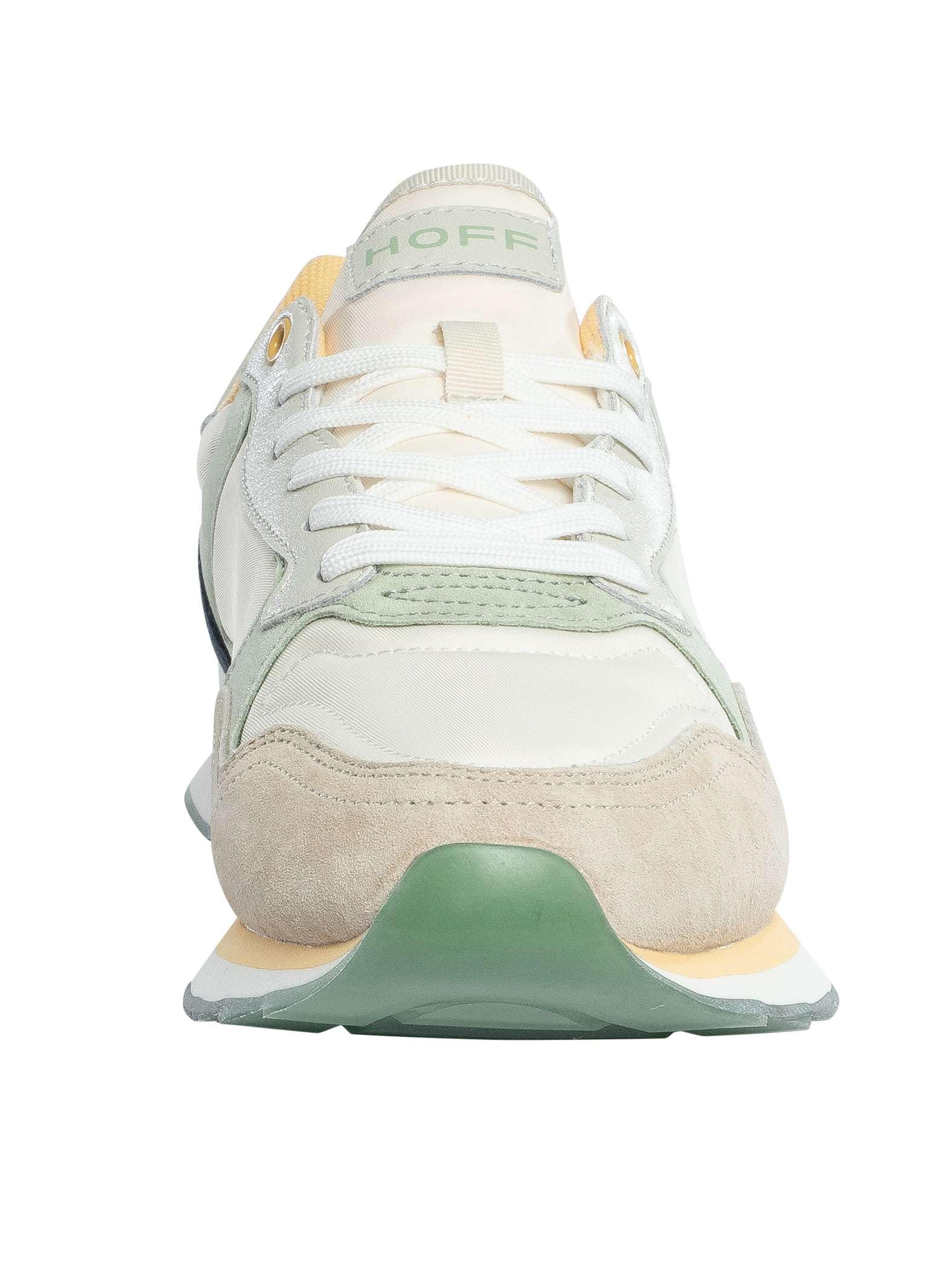 HOFF Zapatillas de ante Mar De Plata para hombre, gris/blanco/verde