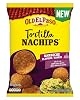 Old El Paso Tortilla Nachips BBQ Stlye - Corn Baked Tortilla Chips with Barbecue Flavour - Gluten Free - 1 x 185g