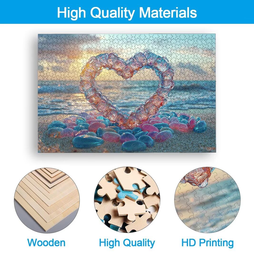 Puzzle San Valentín, Puzzle 1500 Piezas para Adultos, Regalo Mujer -2385