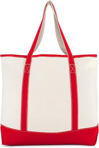 Miniatura 4 de Bolsa de mano de lujo con parte superior abierta de 22 pulgadas con bolsillo exterior