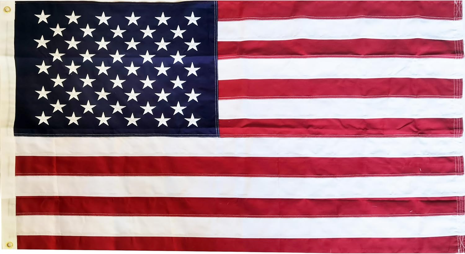 2026 - American Flag 3x5 Commercial Grade Heavy Duty ZephyrTex™ Pro, US Flag For Outdoor Use, Embroidered Stars, Sewn with Brass Eyelets, Thick All Weather Fabric (3x5ft Nylon)