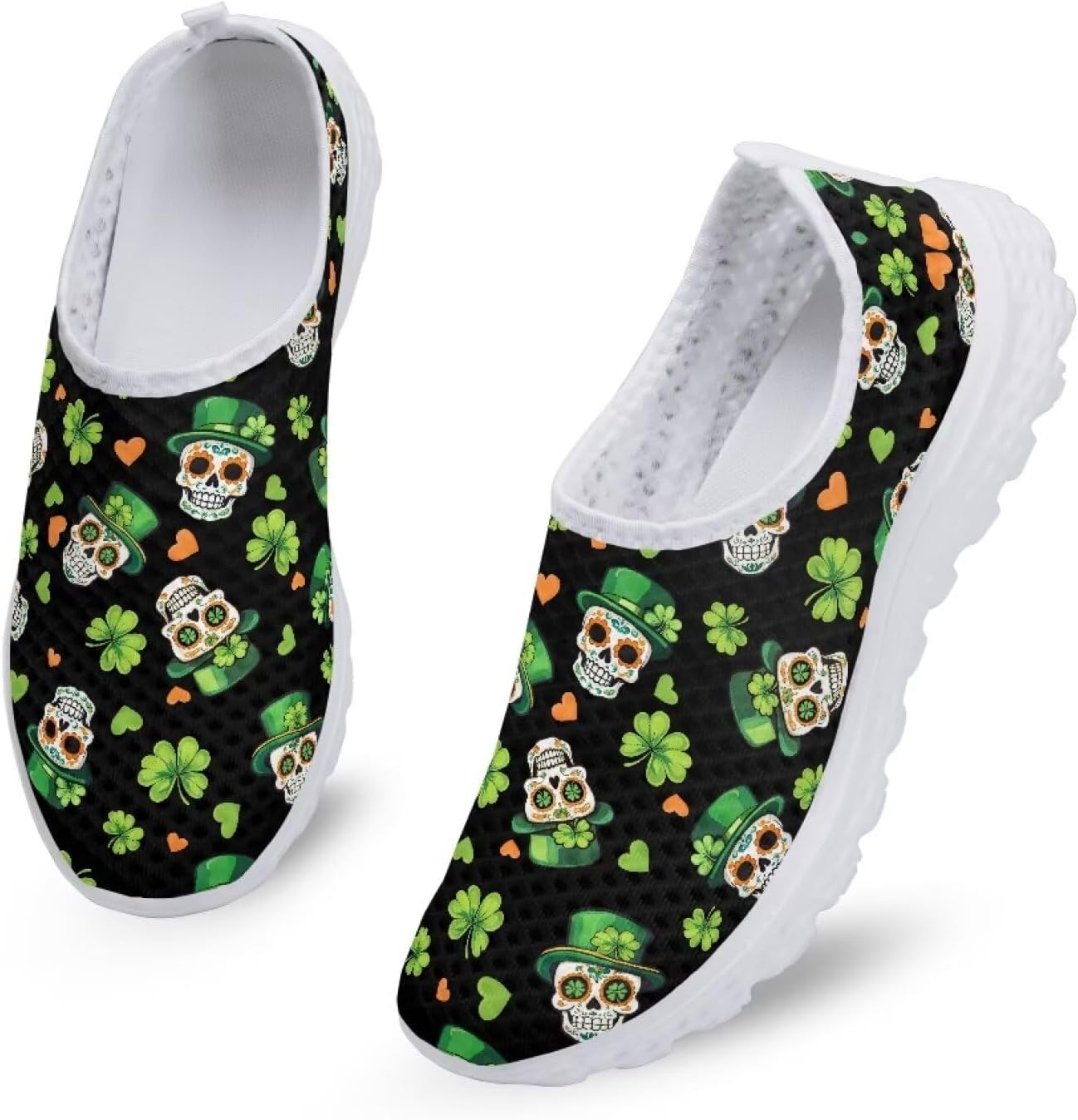 KEIAHUAN Running Shoes Womens Lightweight Athletic Running Shoes Breathable Casual Mesh Flats Sneakers