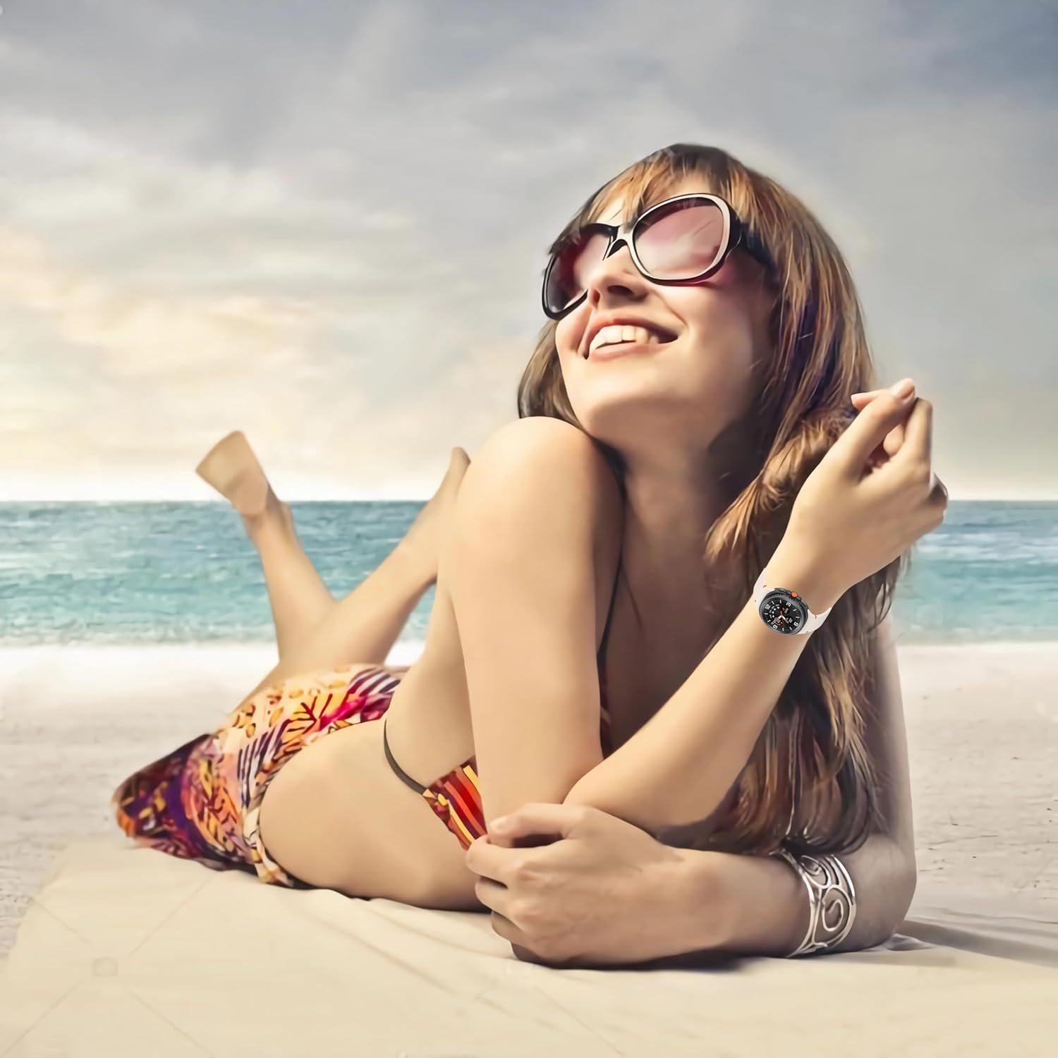 14 Pack Sport Band Compatible with Samsung Galaxy Watch 8 Bands 40mm 44mm/Galaxy Watch 8 Classic 46mm for Women Men,Soft Silicone Strap with Storage Organizer/Case for Samsung Watch 8/8 Classic Bands - Image 8