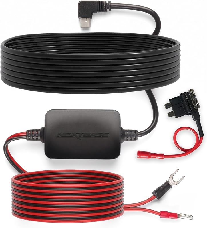 Serie 2 Dash Cam Hardwire Kit- para Nextbase Dashcams 122, 222, 322GW, 422GW, 522GW, 622GW en auto Hard Wiring Kit Dash Cam Mini/Micro USB adpaters