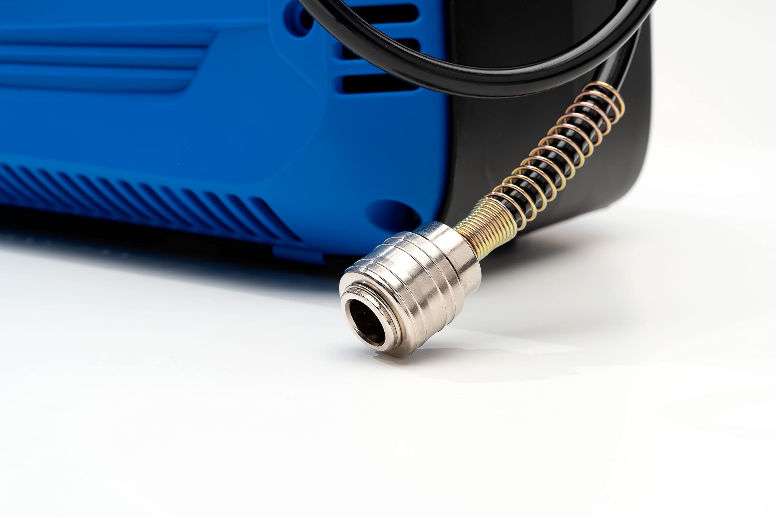 Compresor de aire portátil ABAC HANDY, Compresor de aire sin aceite, Pistola de inflado incluida, Presión máxima 8 bar, Potencia 1.5 CV, Sin Depósito, Nivel sonoro 97 dB (A)