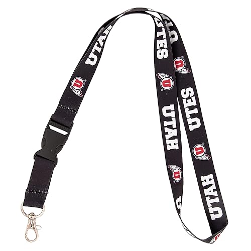Desert Cactus University of Utah Utes Lanyard Car Keys ID
