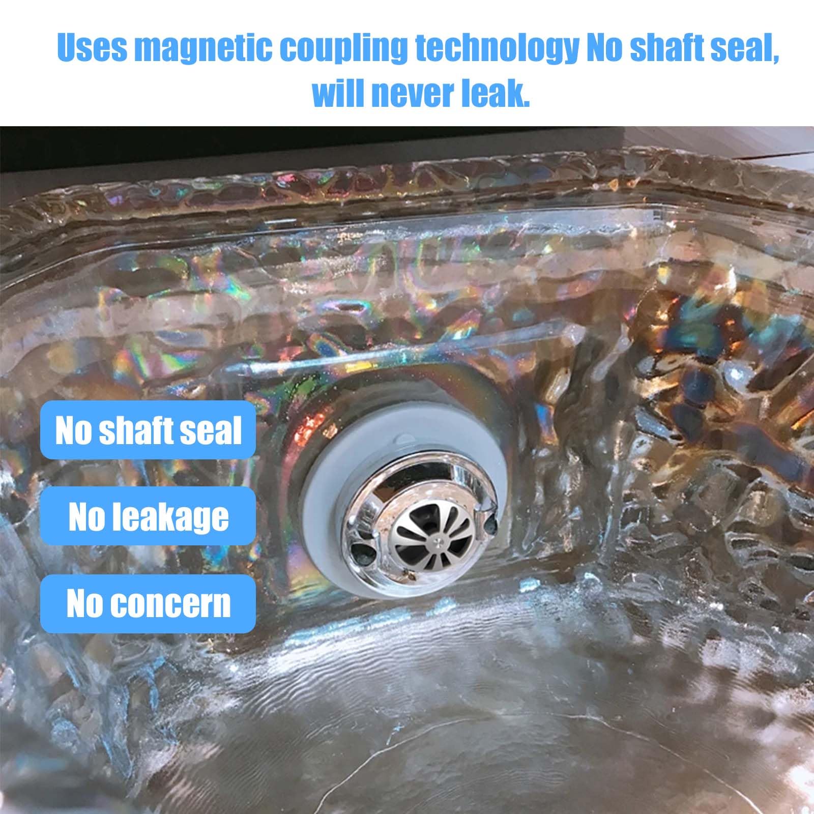 2 unids BF-004 Cabeza de chorro magnética sin tubería para LURACO Jet Motor Pedicura Silla Bañera Bañeras Spa Sillas Accesorios Plata 4