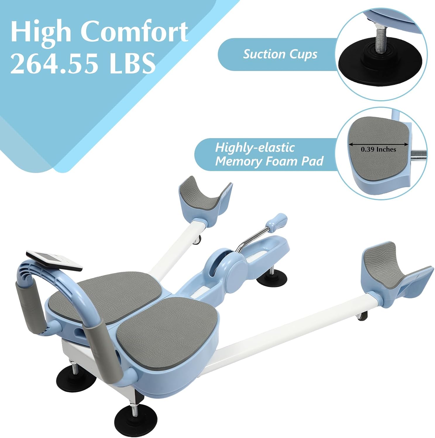 Stretching Machine, Heavy Duty Split Machine for Leg Stretching, Leg Stretcher Fitness Split Training180 Degrees, 264.55 Lbs Maximum Weight for Ballet Yoga Dance Martial Arts