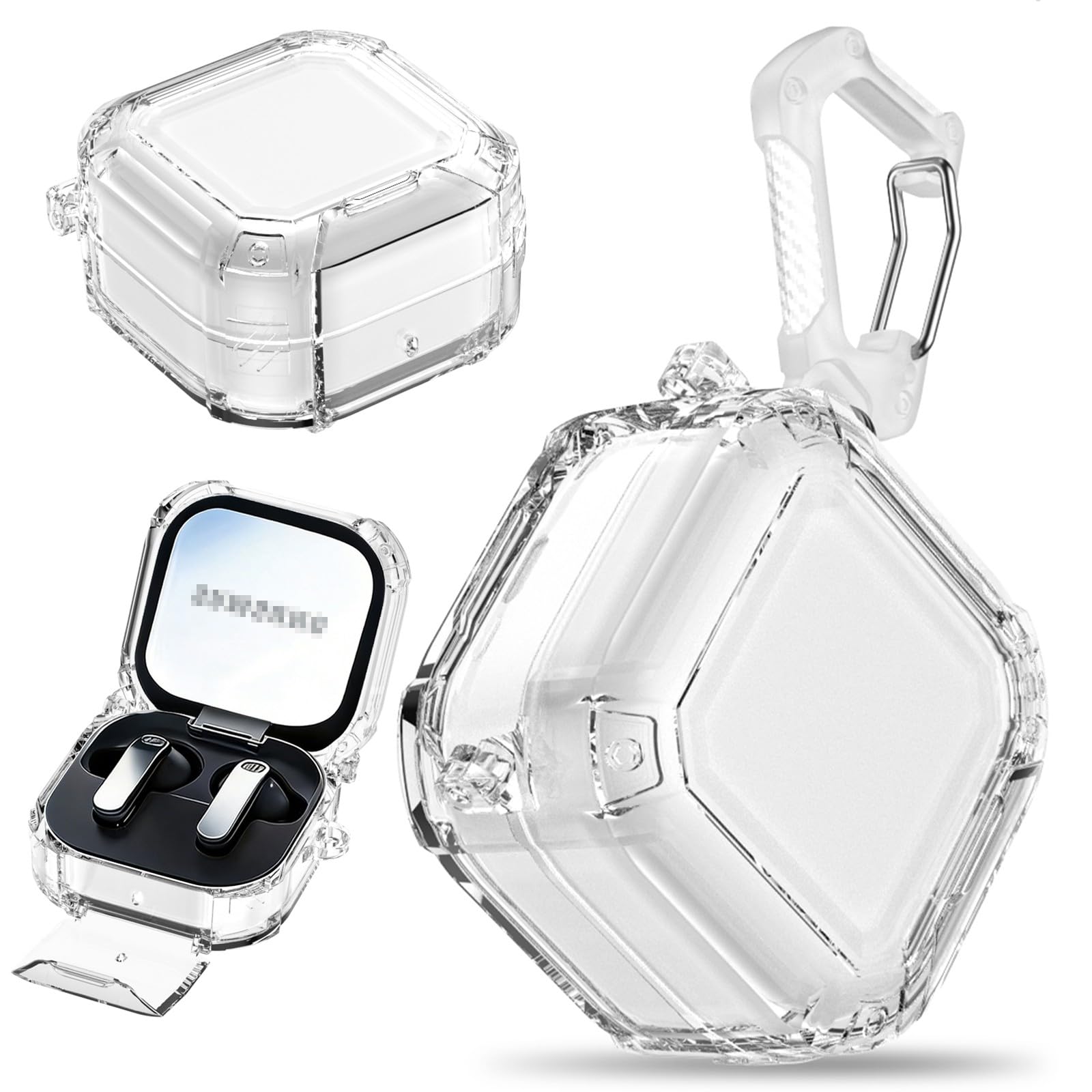 Coque Samsung Galaxy Bud 4 rigide transparente pour éviter les rayures et chutes du boîtier - 5