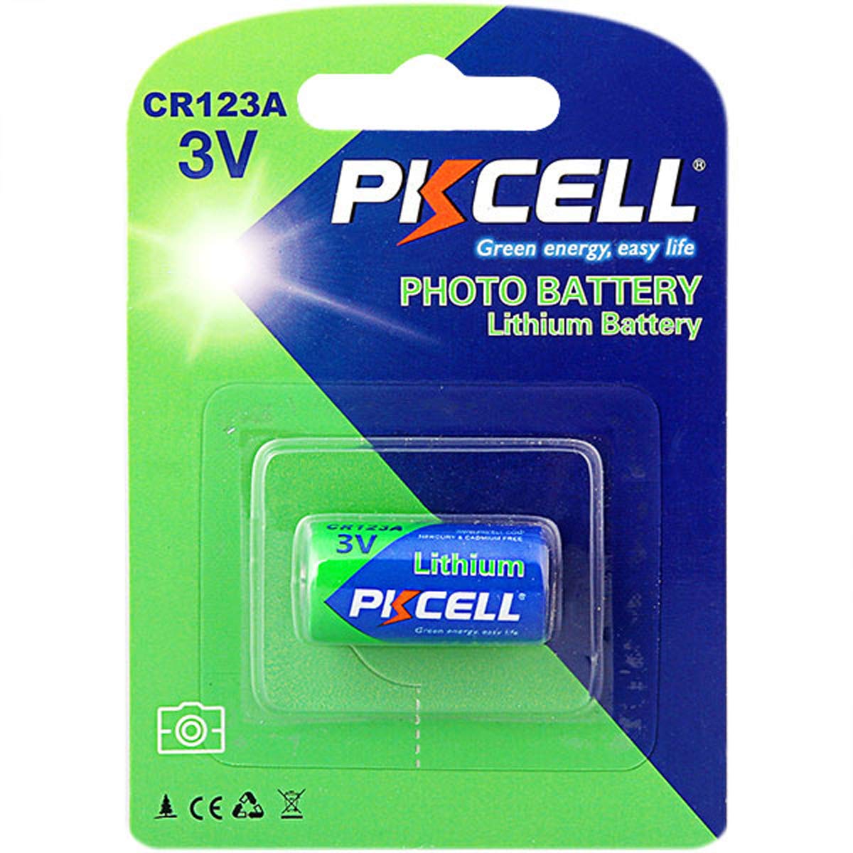 Al Sindan 3V Lithium Photo Battery CR123A by PKCELL