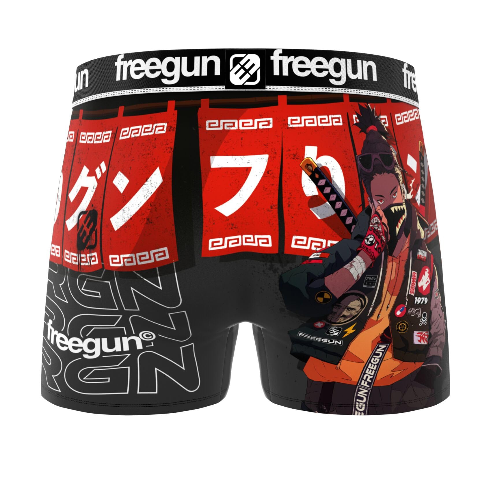 FREEGUN Calzoncillo Ropa Interior Chico Microfibra Animaux Polyester recyclé (Paquete de 3)