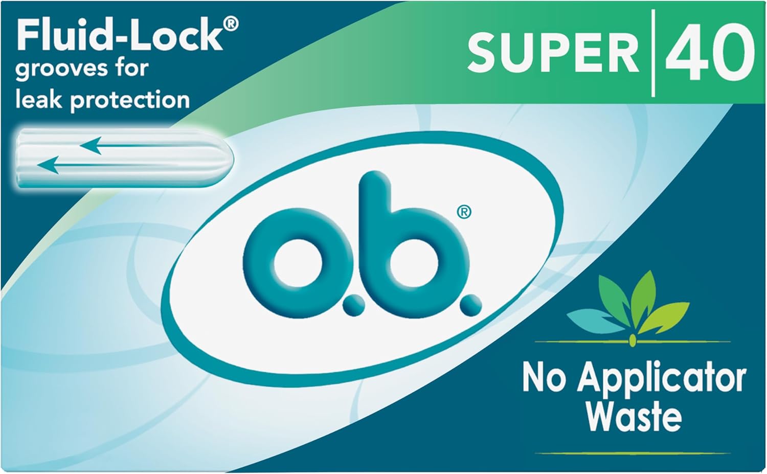 Amazon.com: o.b. Tampons No Applicator, Fragrance-Free - 40ct ...