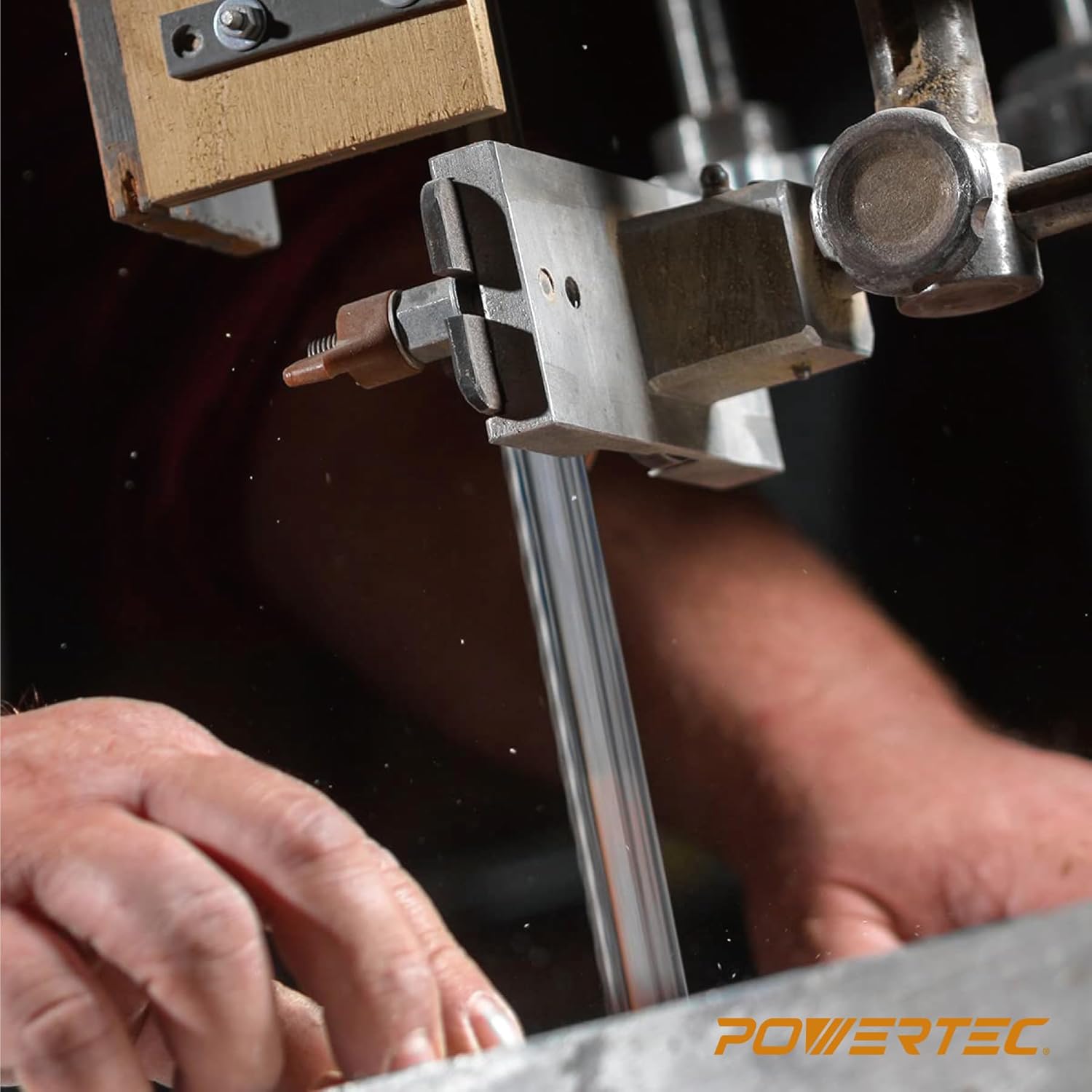 POWERTEC 59-1/2 Inch Bandsaw Blades Assortment w/ 9 Inch Band Saw Tires, Band Saw Blades 3PK with 9" x 1/2" x 5/32" Bandsaw Tires 2PK, Band Saw Accessories for Delta, Craftsman, Grizzly & Shop Fox