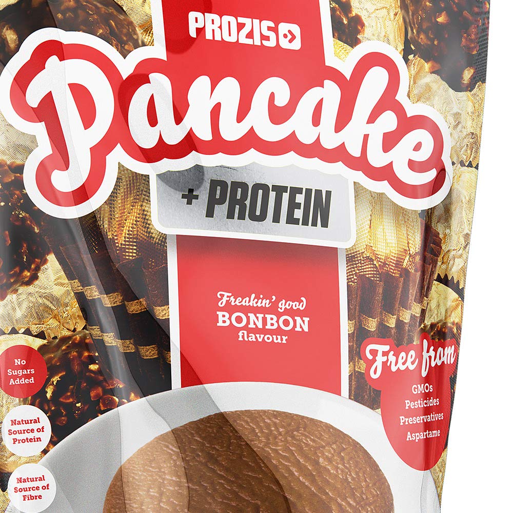 Pancake + Protein: Tortitas de avena con proteína, Bombón - 400 g