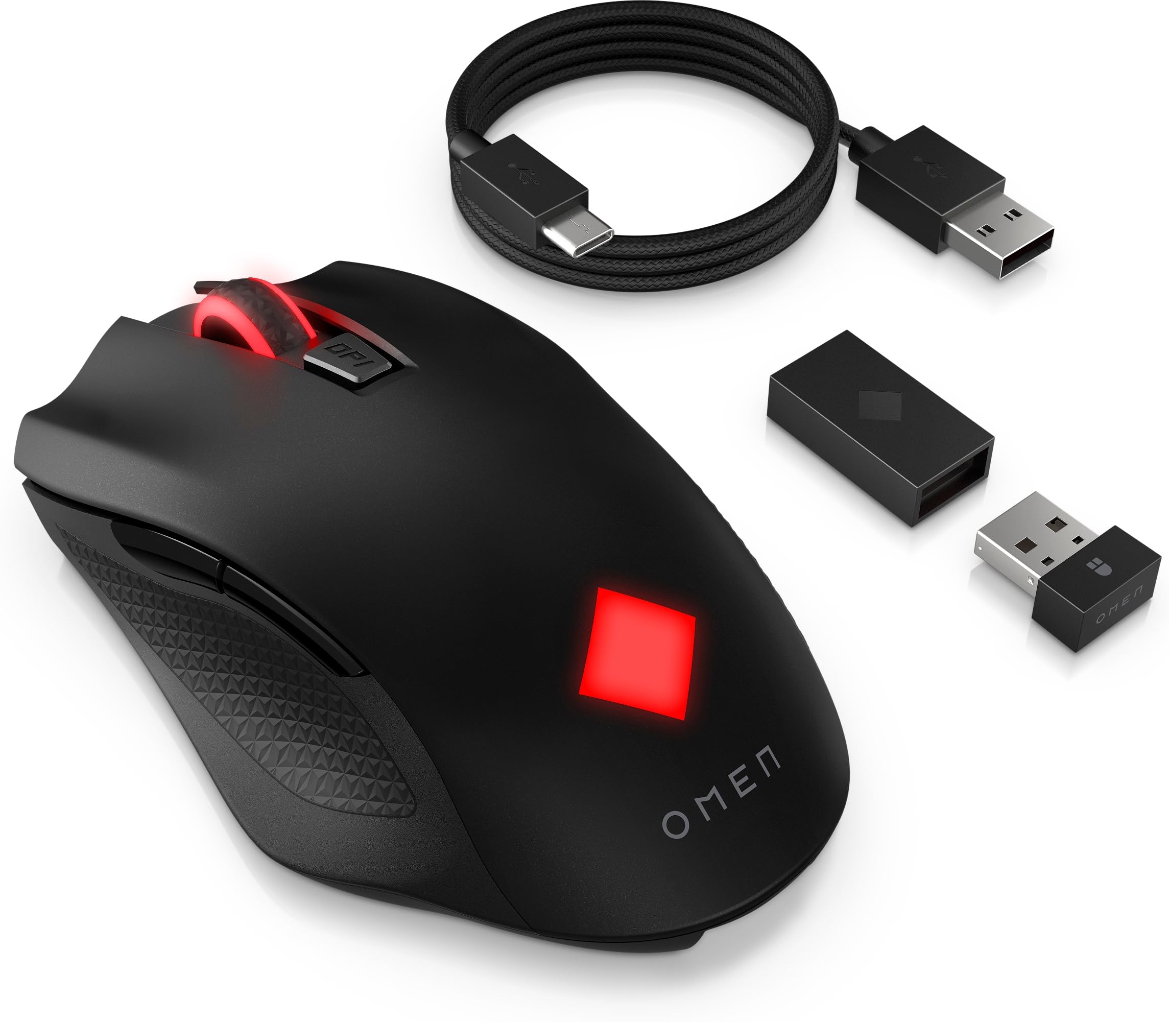✨️ほぼ新品✨️ HP Pavilion590 Win11 ゲーミングマウス付 HP OMEN Wireless Vector Mouse, 6 Programmable Buttons, DPI 100 to
