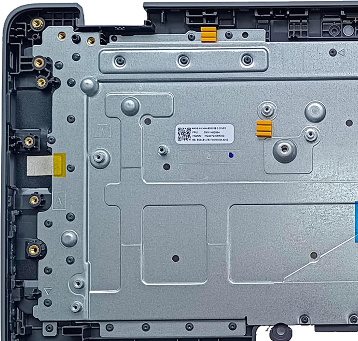 Replacement for Lenovo Chromebook 300E Yoga Gen4 (WFC) Laptop Upper Top Cover Case Palmrest US Keyboard Assembly Part 5M11H62894 Gray