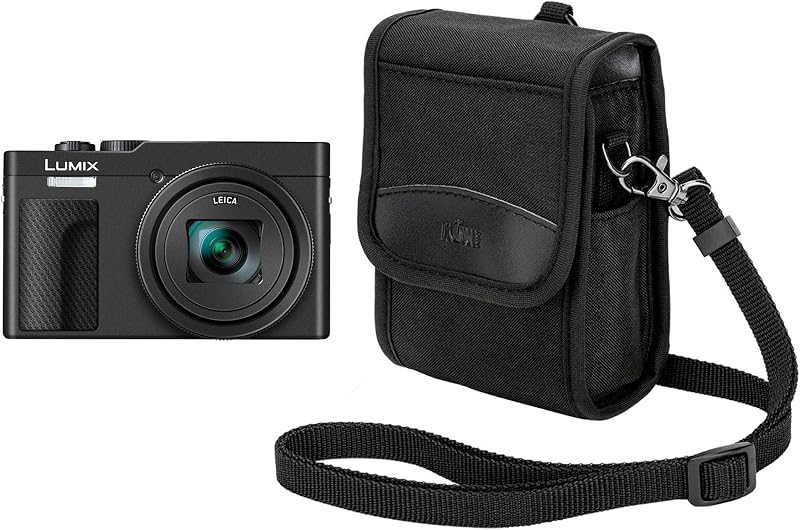 Compact Camera Case for Lumix ZS99 ZS300 Sony RX100 VI | for Sony ZV-1 II ZV-1F Ricoh GR IV III Canon SX740 G7XIII TG-6 TG-5 Kodak H35N FZ45 FZ55 Digital Camera Bag
