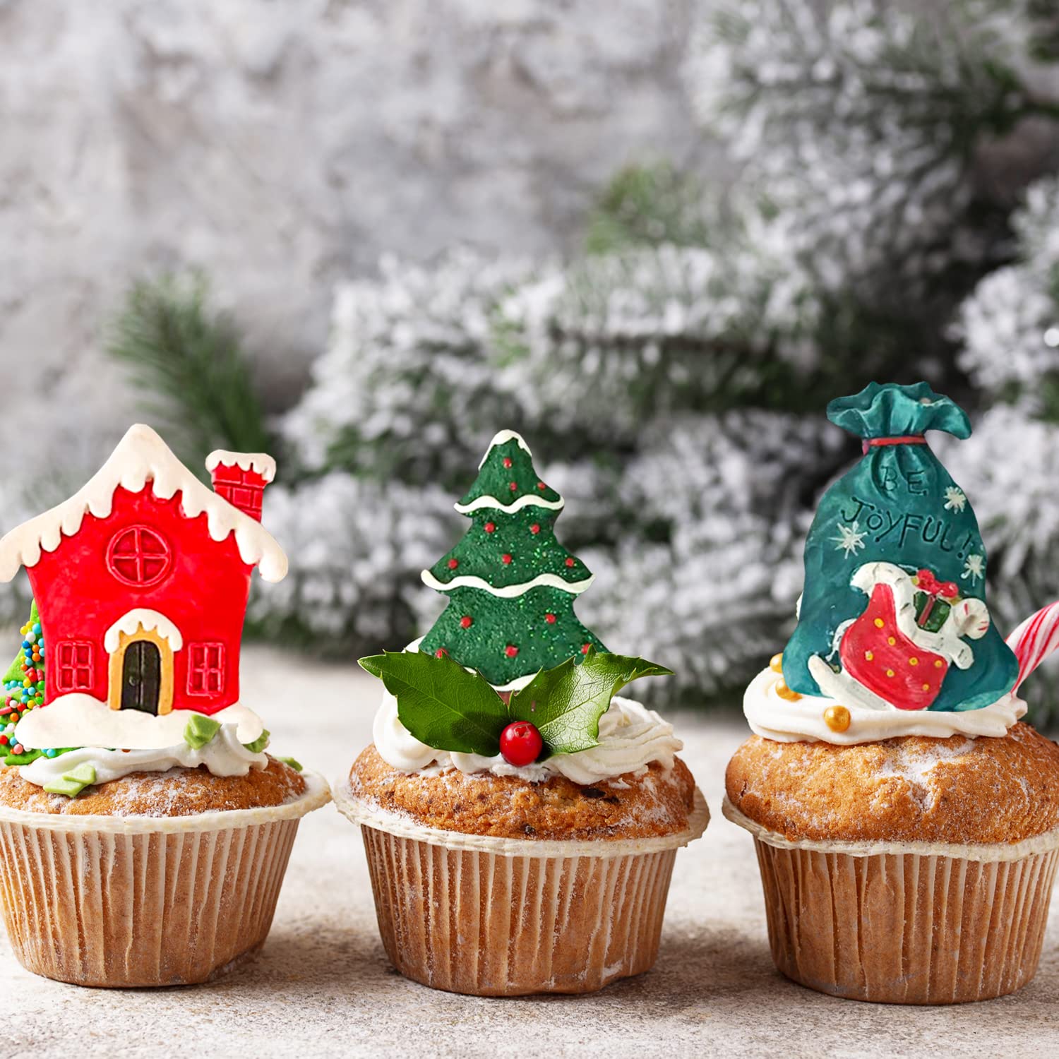 Moule En Silicone - Résine - Bonhomme De Neige - 2pcs - Décoration D