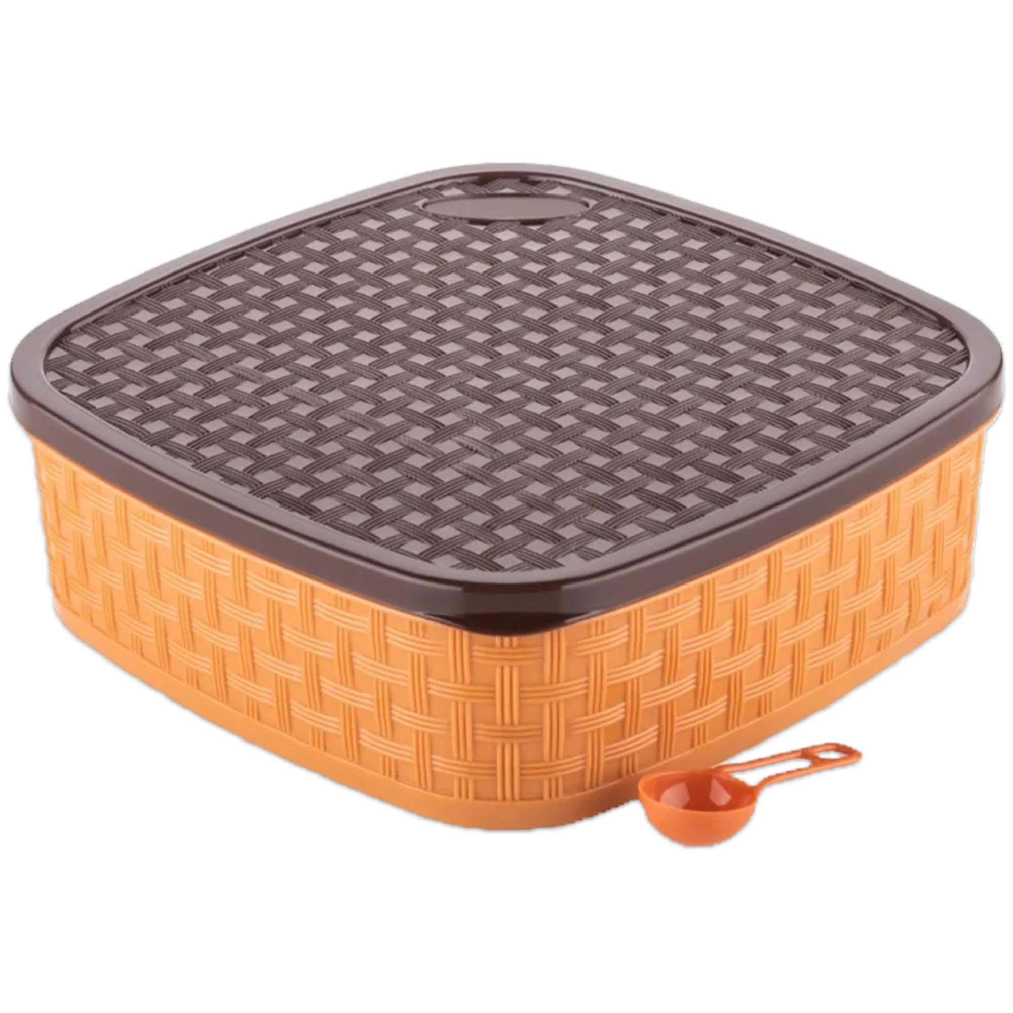 Pick N Save Plastic Spice Box with 7 Compartments - Multipurpose Masala Dabba Organizer for Kitchen (Square) - Image 2