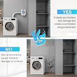 Kiss Core 4-in-1 Indoor Dryer Vent With Dehumidifier for Protect Furniture | Electric Dryer Kit Lint Trap Intelligent Temperature and Humidity Display apartments condos basements garages