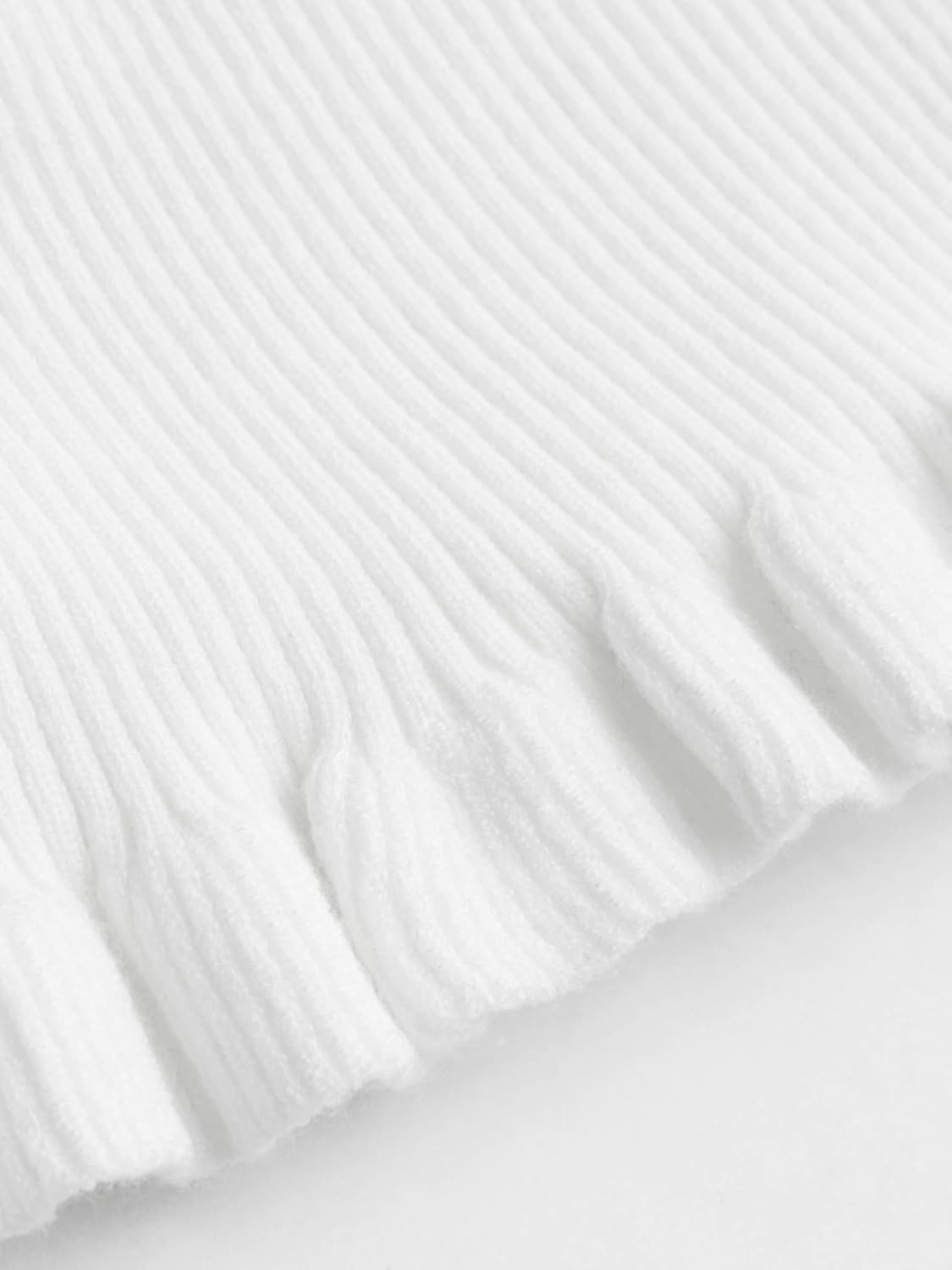 CIDER Mid Waist Solid Split Knit Midi Skirt