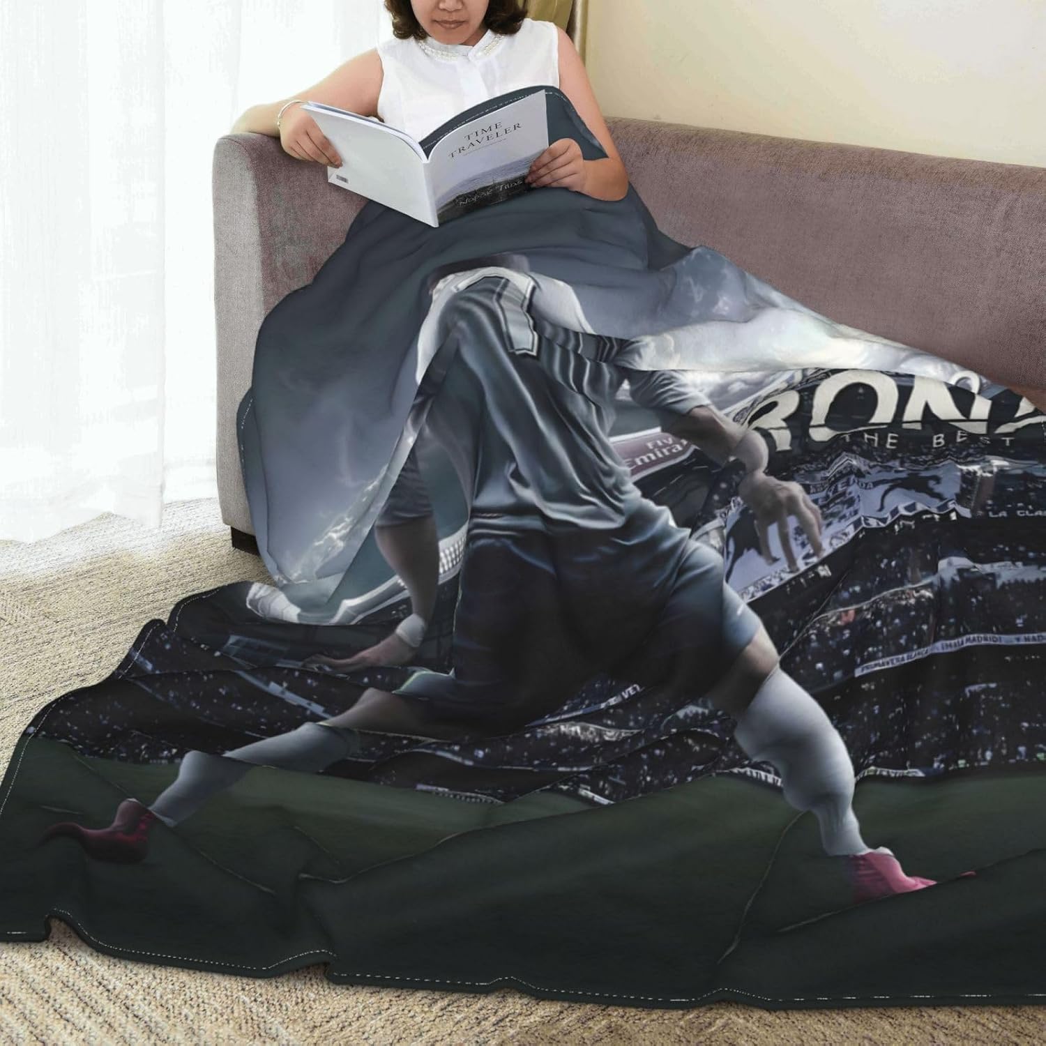 #7 Ultra-Soft Micro Travel Fleece Plush Blankets for Home Bed Couch Livingroom
