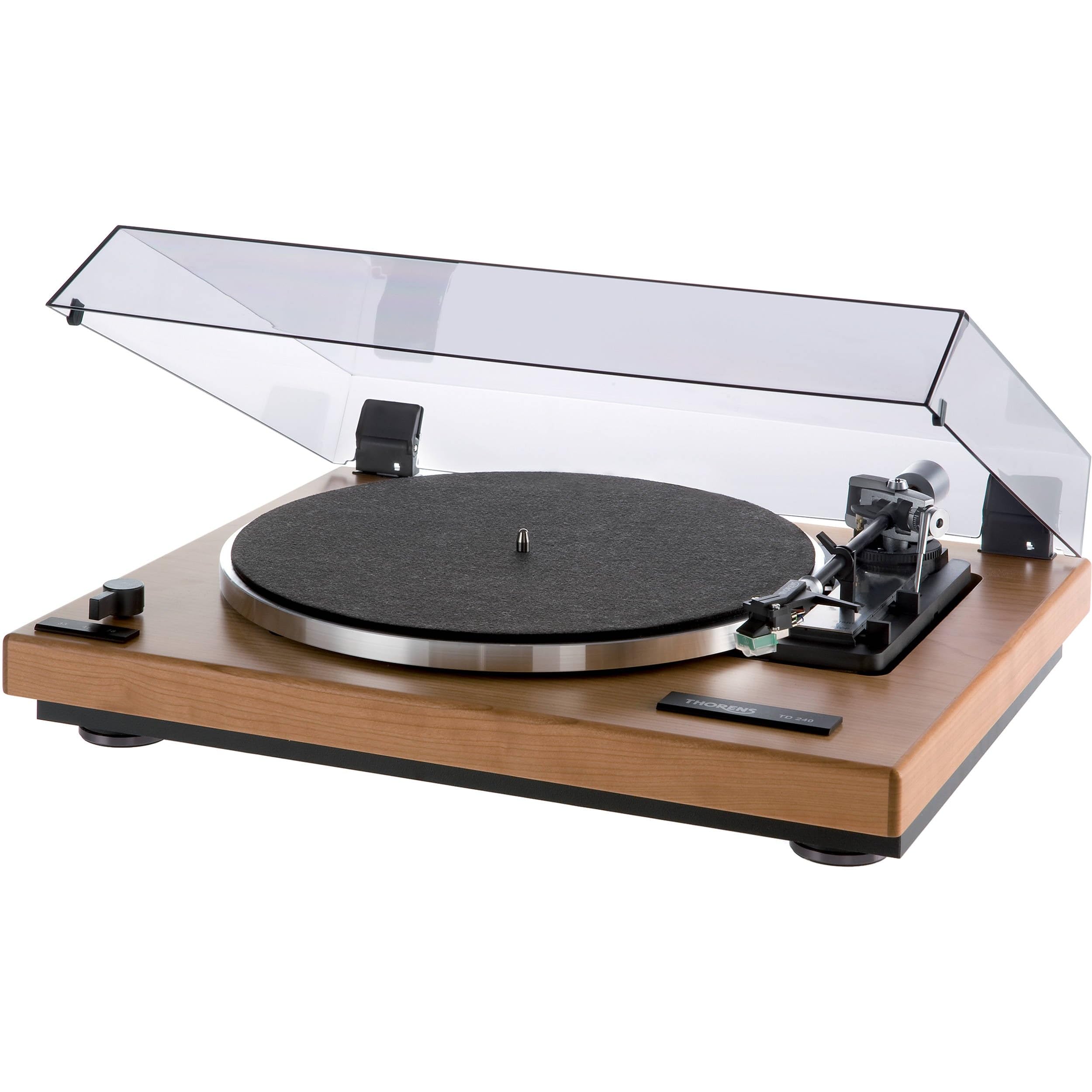 Thorens - TD240-2 - Automatic Turntable - Bright Wood - w/AT95E