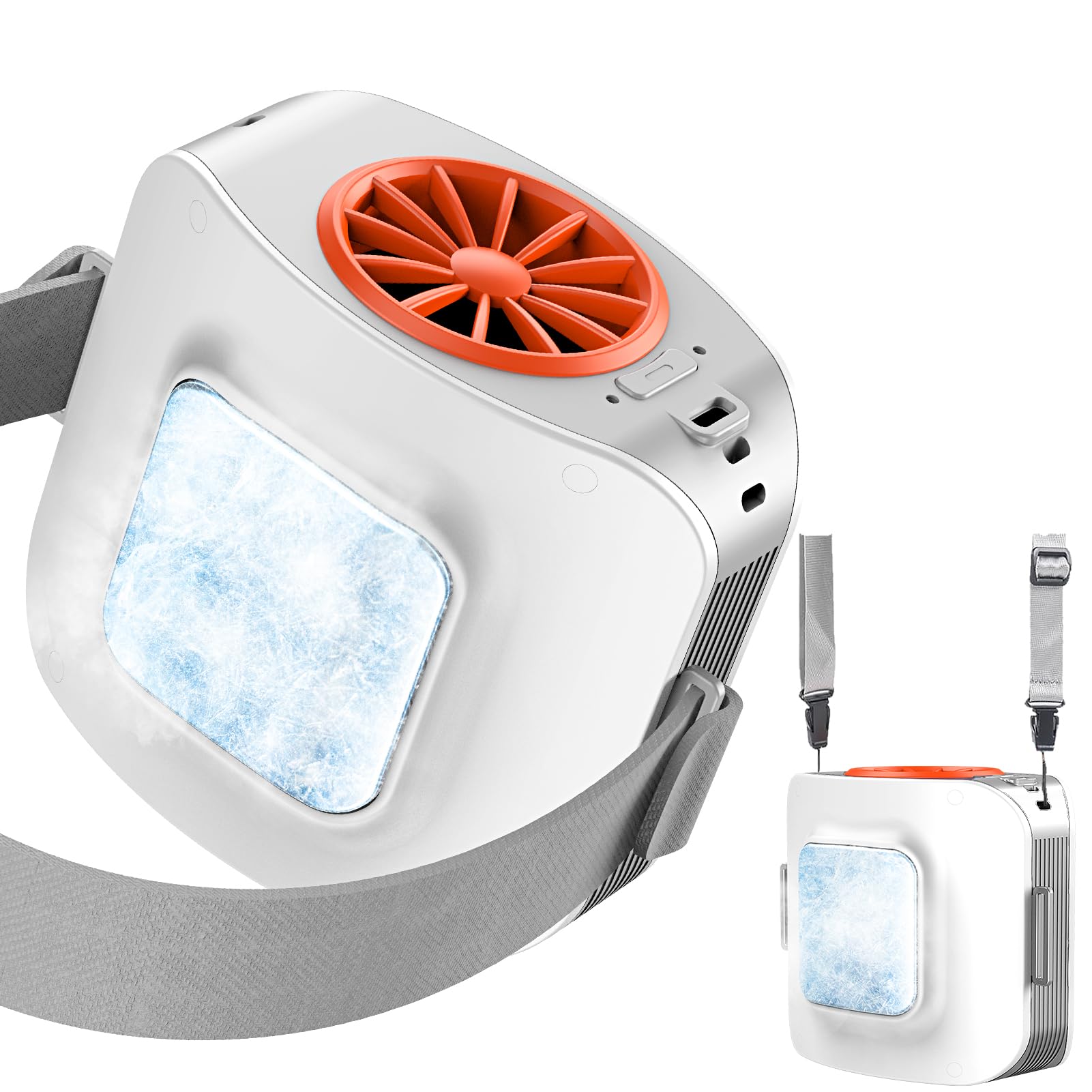 Amazon | 【超大冷却面積×肌に直触プレート】腰掛け扇風機 2025最強