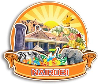 Quwsne Refrigerator Magnet Nairobi Kenya Fridge Magnet City Travel Souvenirs Tourist Gifts 3D Classic Landmarks Handmade Crafts Home Decoration -2946