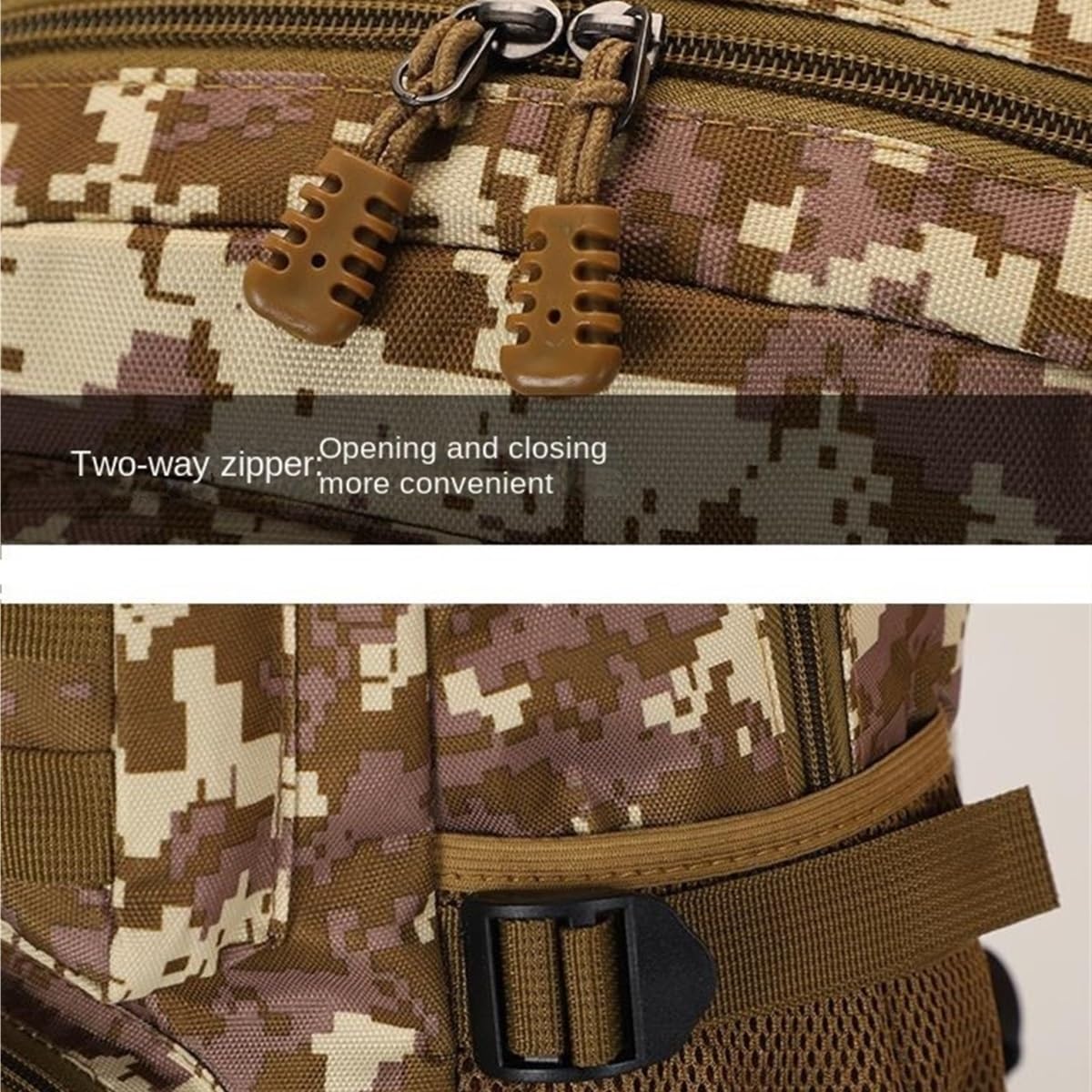 Plecak Turystyczny Kemping Wielofunkcyjny Taktyczny Plecak W Kamuflażu O Dużej Pojemności, Torba Podróżna Do Wspinaczki Górskiej Wielofunkcyjny