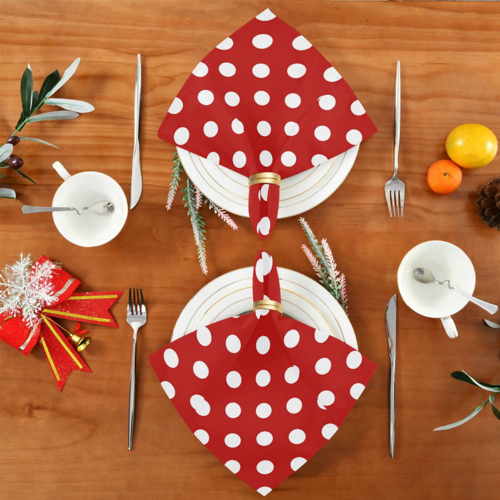 Ascoza Tovaglioli In Tessuto Poliestere 50x50cm - Set 25 Pezzi Lavabili Con Bordi Orlati, Colore Avorio Per Matrimoni E Ristoranti - 5