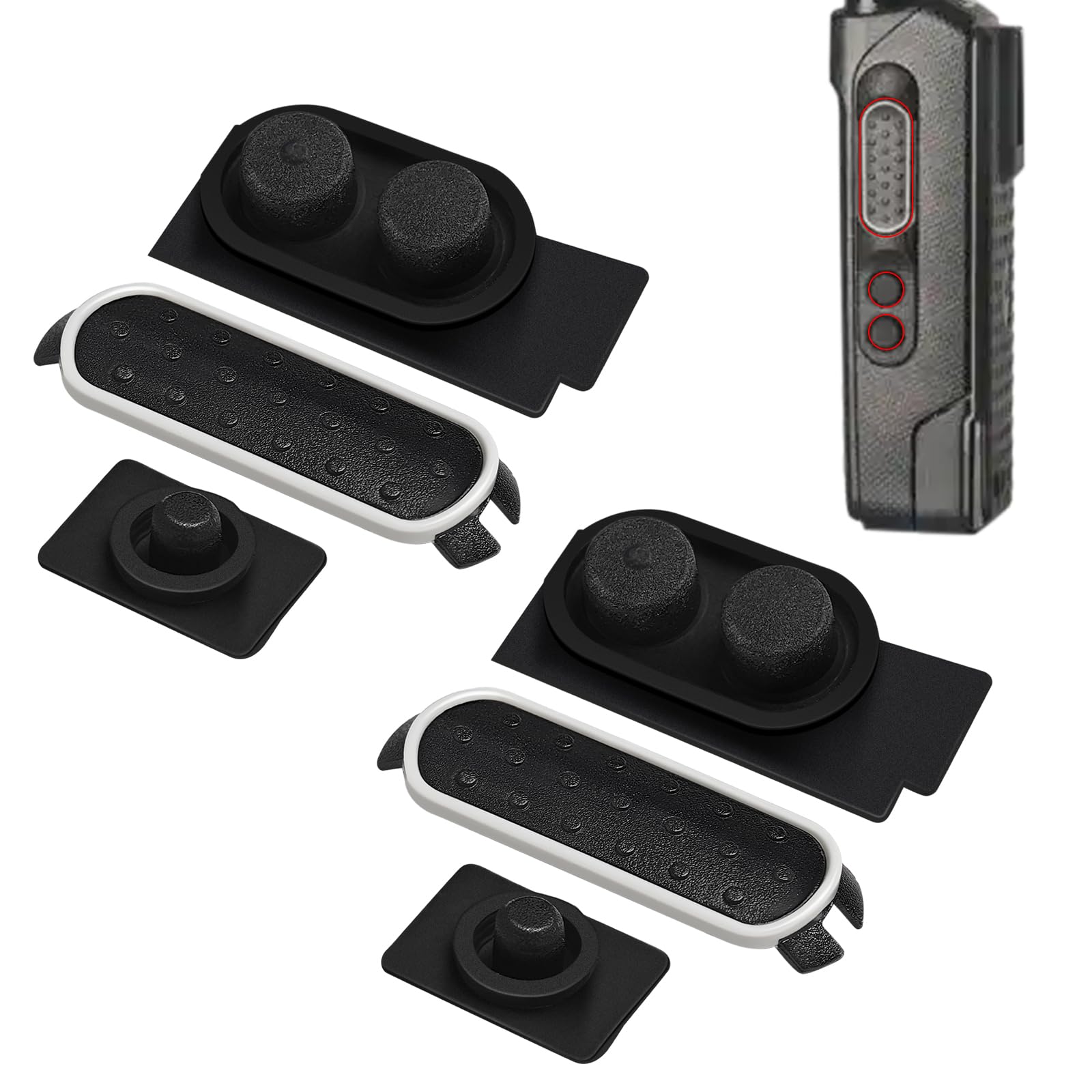 Amazon.com: 2 Pack XPR3500e Launch Talk PTT Rubber Button