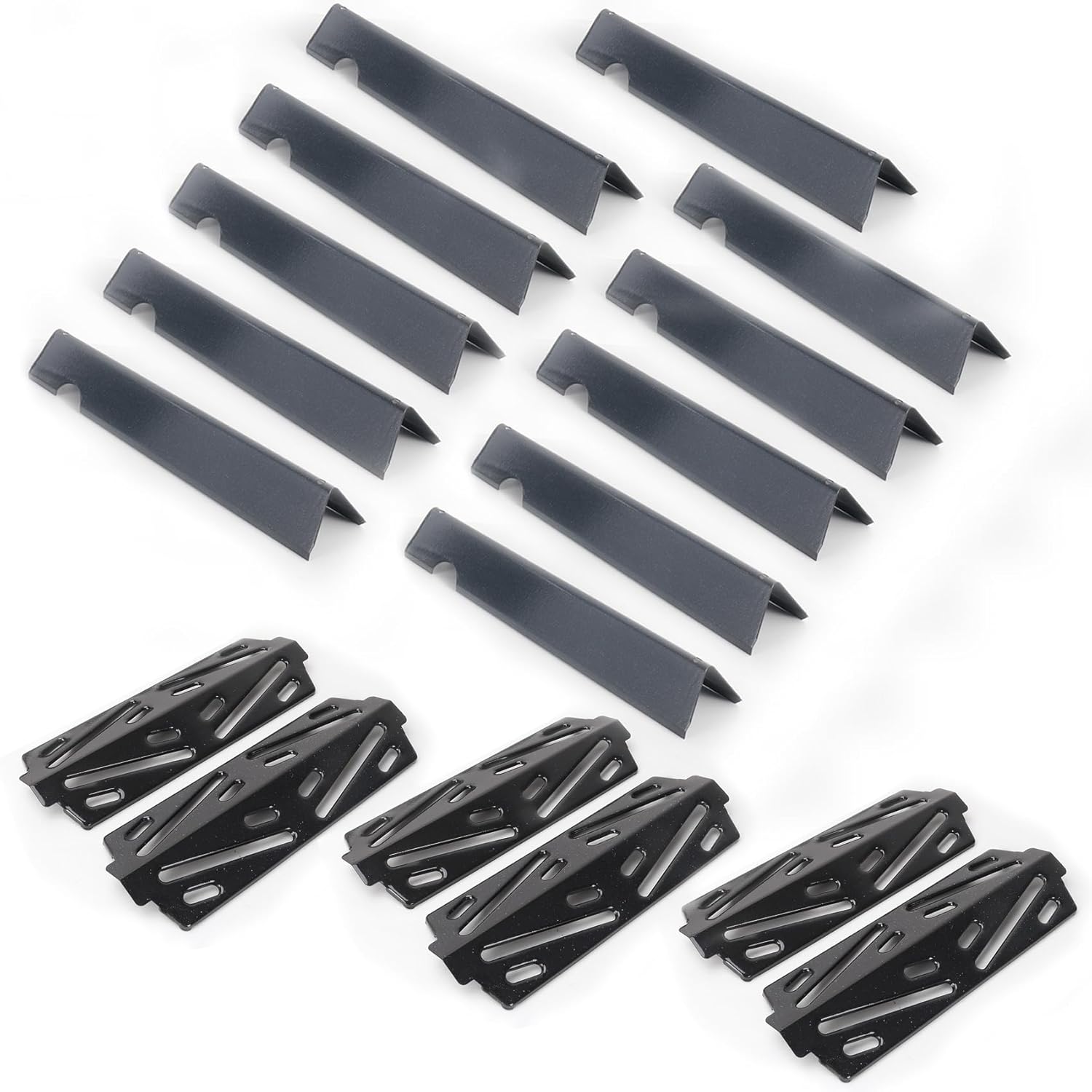 SafBbcue Genesis II Flavor Bars Heat Deflector Replacement Parts for Weber Genesis II Grill Parts GS4 66034/66796 Flavor Bars&66687/66041 Heat Deflector Replacement for Genesis II E-610&II LX E/ES-640