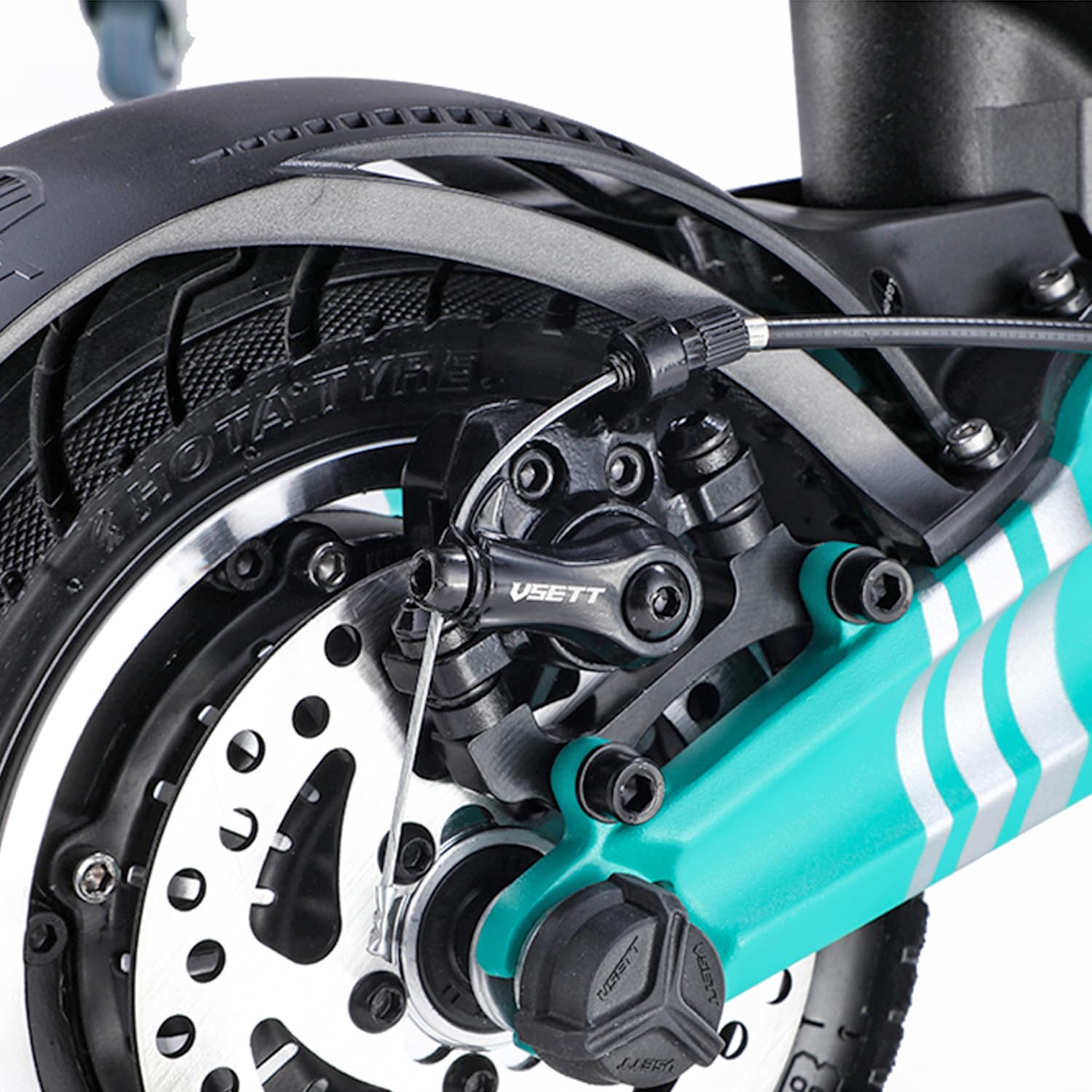 VSETT Trottinette Électrique 9 Plus Lite, 2 Moteurs 650W, Autonomie jusqu'à 70 km, 25 KM/H, Écran LED 5×5", Tout Terrain