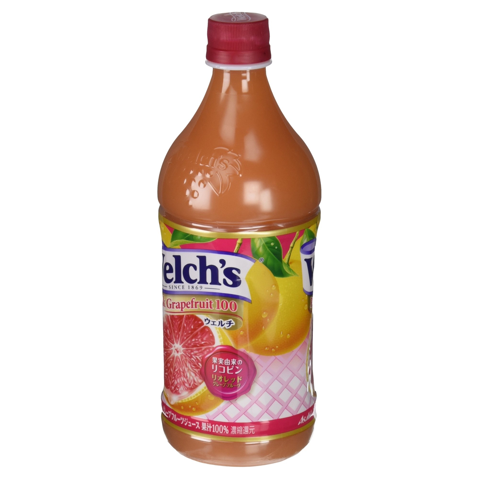 Amazon.co.jp: Welch's ピンクグレープフルーツ100 800ml : 食品・飲料