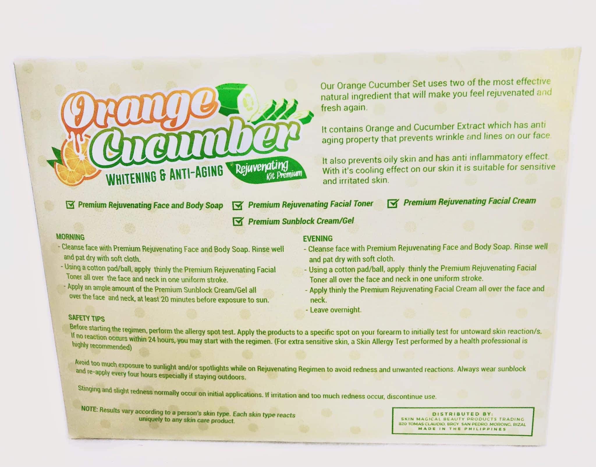 Skin Magical Orange Cucumber