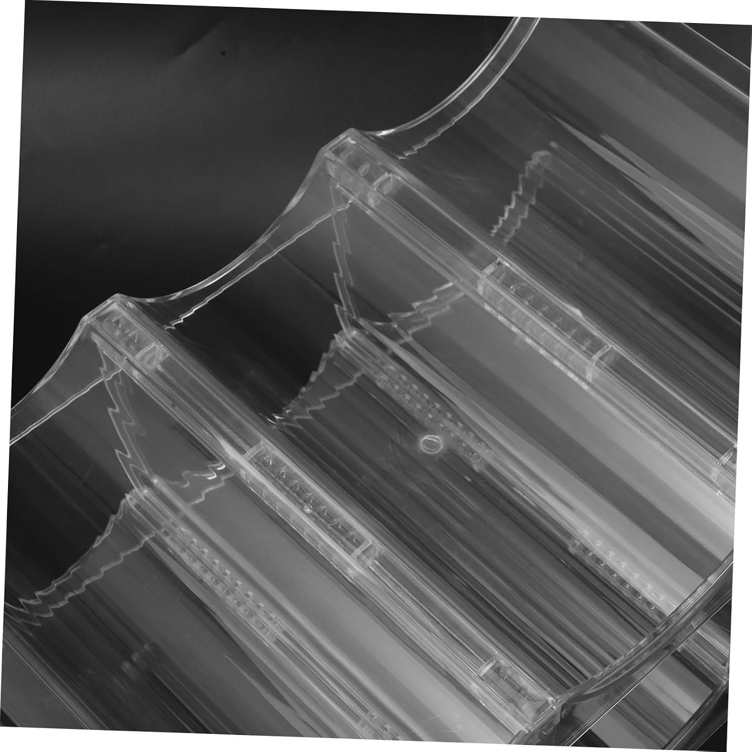 Bottle Rack Wine Holder Countertop Water Bottle Organizer Stackable Design Plastic Storage Rack for Kitchen