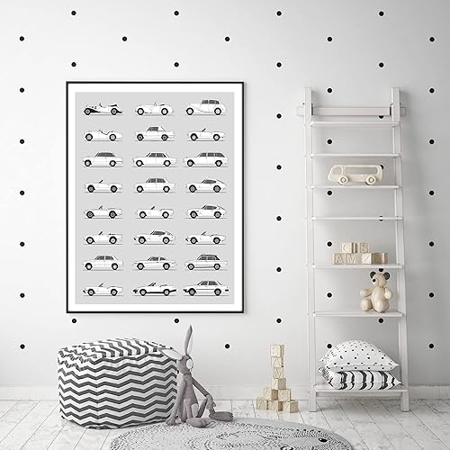 Miniatura 63 de Handmade Poster compatible with Chevy Print Wall Art Handmade Decor of the Best of Chevy Generations History Evolution 8x10" (Unframed) Satin Print