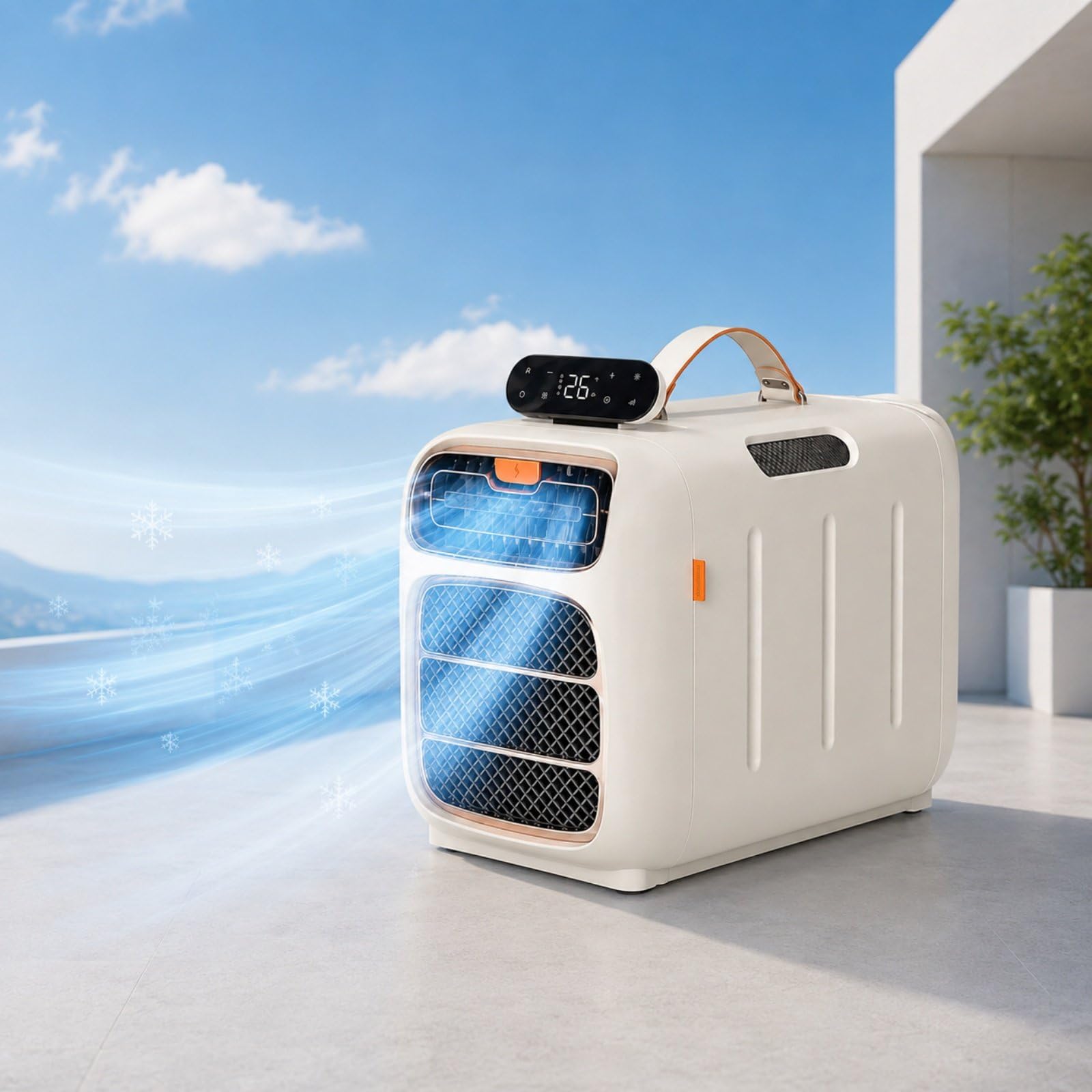 Condizionatore da Campeggio con Riscaldamento, 4800 BTU, 2700 BTU Calore H11