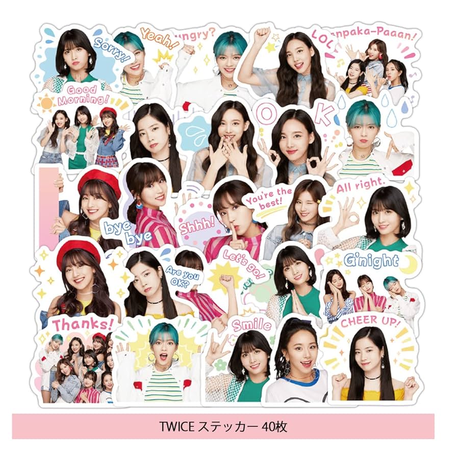 TWICE ステッカー Amazon.co.jp: TWICE ステッカー twice ステッカーセット 40枚