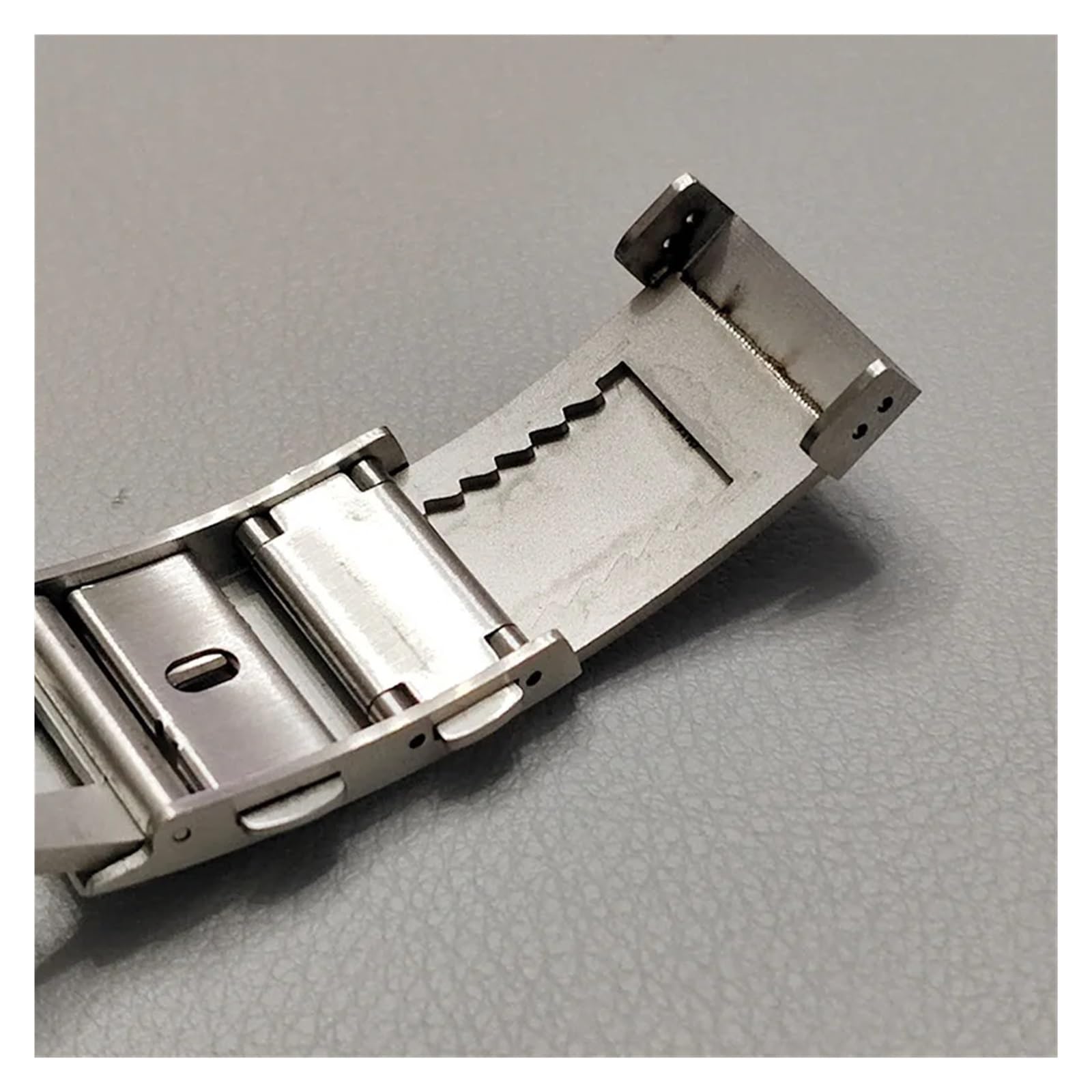 ZHGUIMING 316L stal nierdzewna solidna klamra 18mm 20mm 22mm do zapięcia Seiko podwójna blokada składany przycisk klamra nurkowa metalowe akcesoria do zegarków