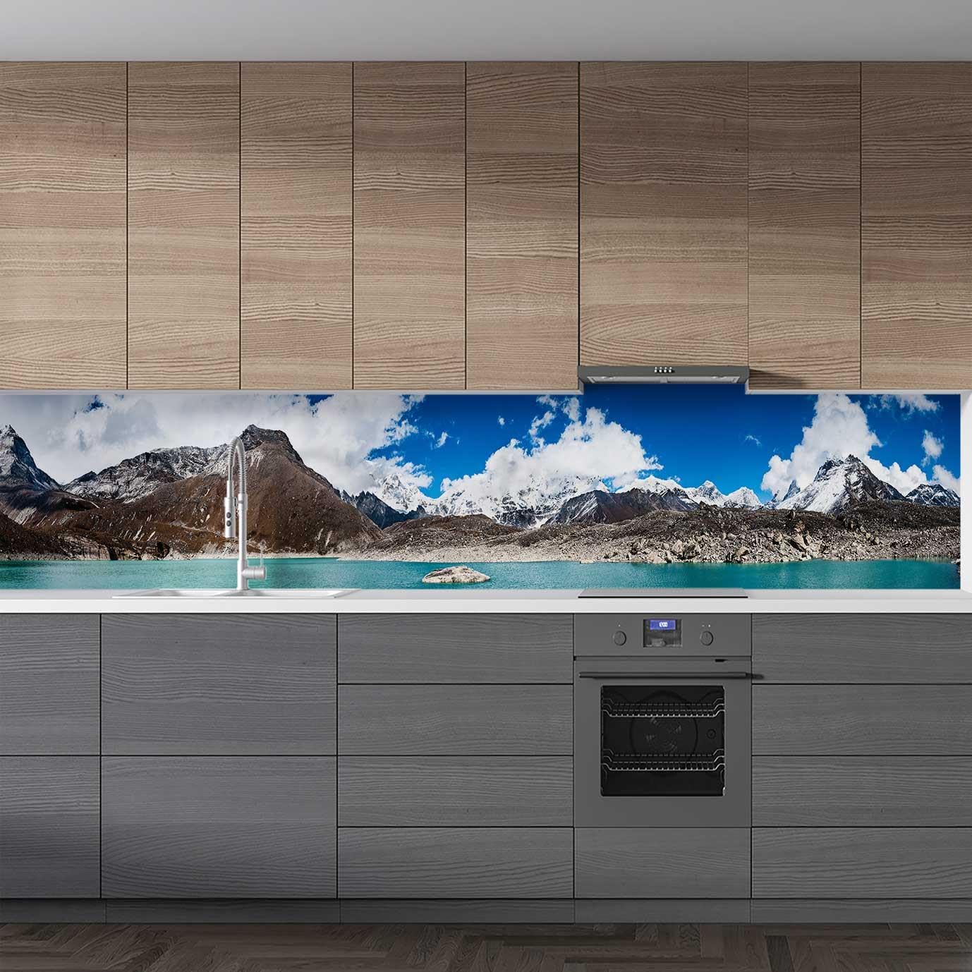 Mutfak Tezgah Arası Folyo Fayans Kaplama Folyosu Himalaya 60x300 CM
