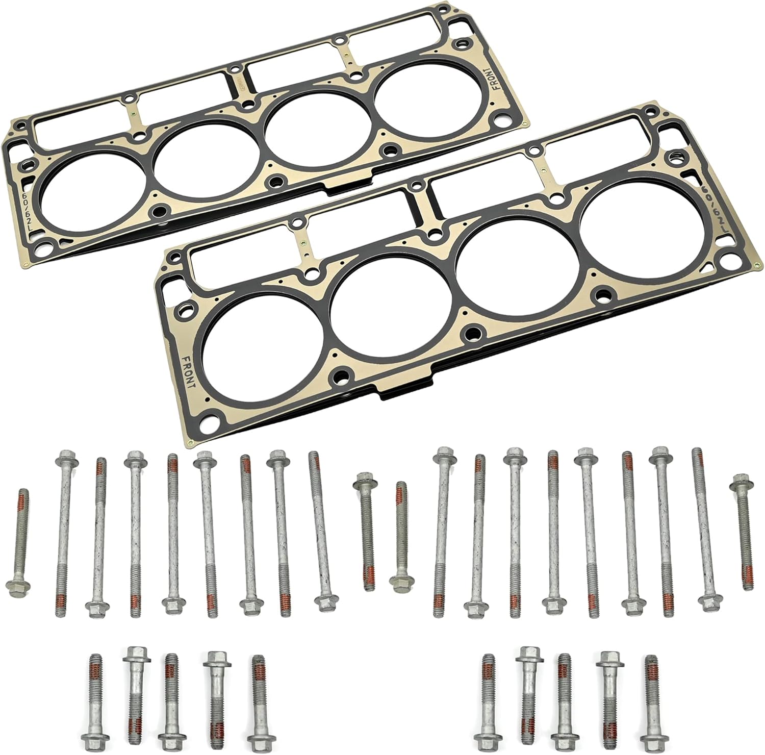 Michigan Motorsports LS9 MLS Head Gaskets w/Head Bolt Kit | Fits 1997-2003 GM LS Engines | 4.8L 5.3L 5.7L 6.0L 6.2L LS1 LS6 LQ4 LQ9 LR4 LM7 | Top-End Solution