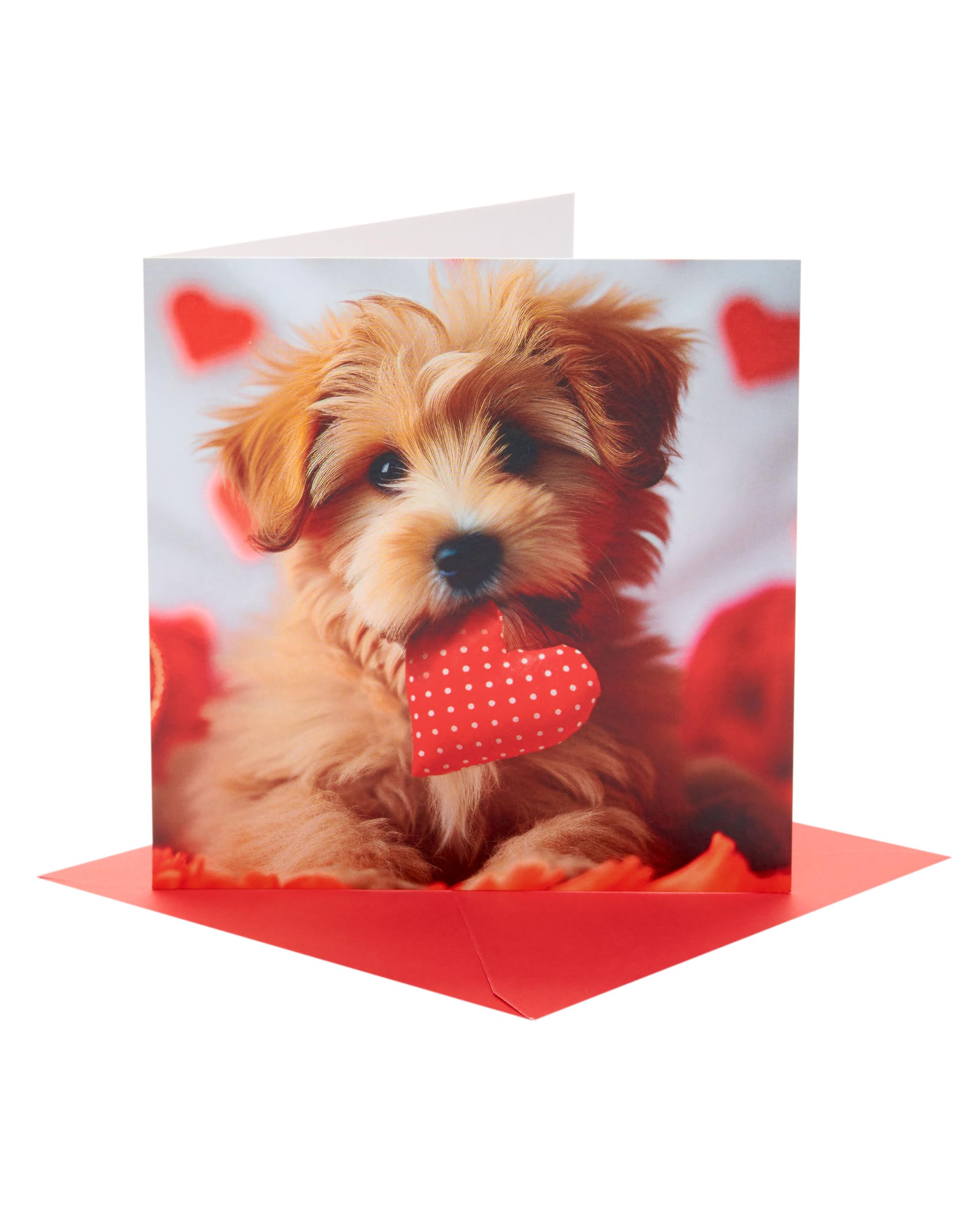 UK Greetings | Valentine's Day Card | I Love You Presents | Her/Him | With Envelope | 15.9cm x 15.9cm